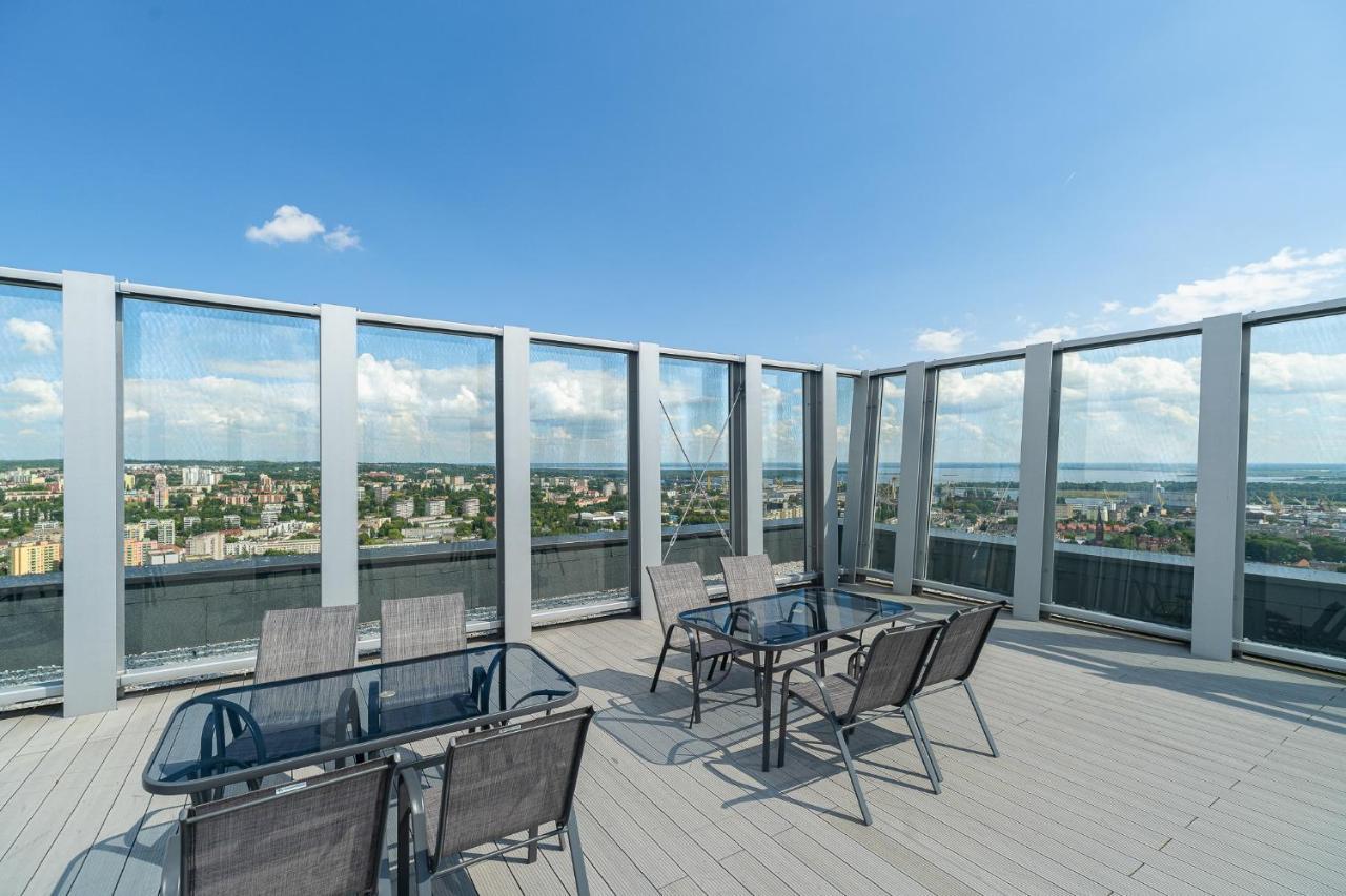 Comfy Apartments 4-5Th Floor Hanza Tower - Sauna & Pool Stettin Eksteriør billede