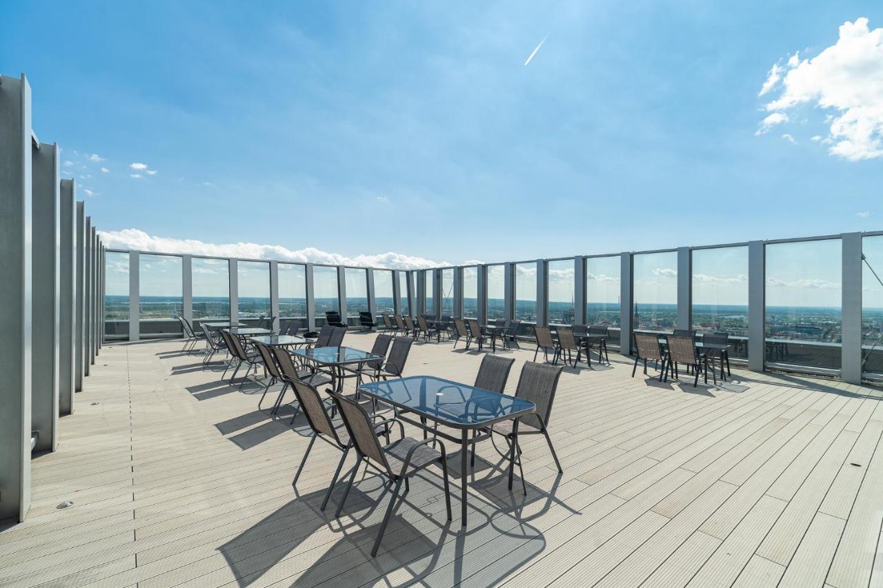 Comfy Apartments 4-5Th Floor Hanza Tower - Sauna & Pool Stettin Eksteriør billede