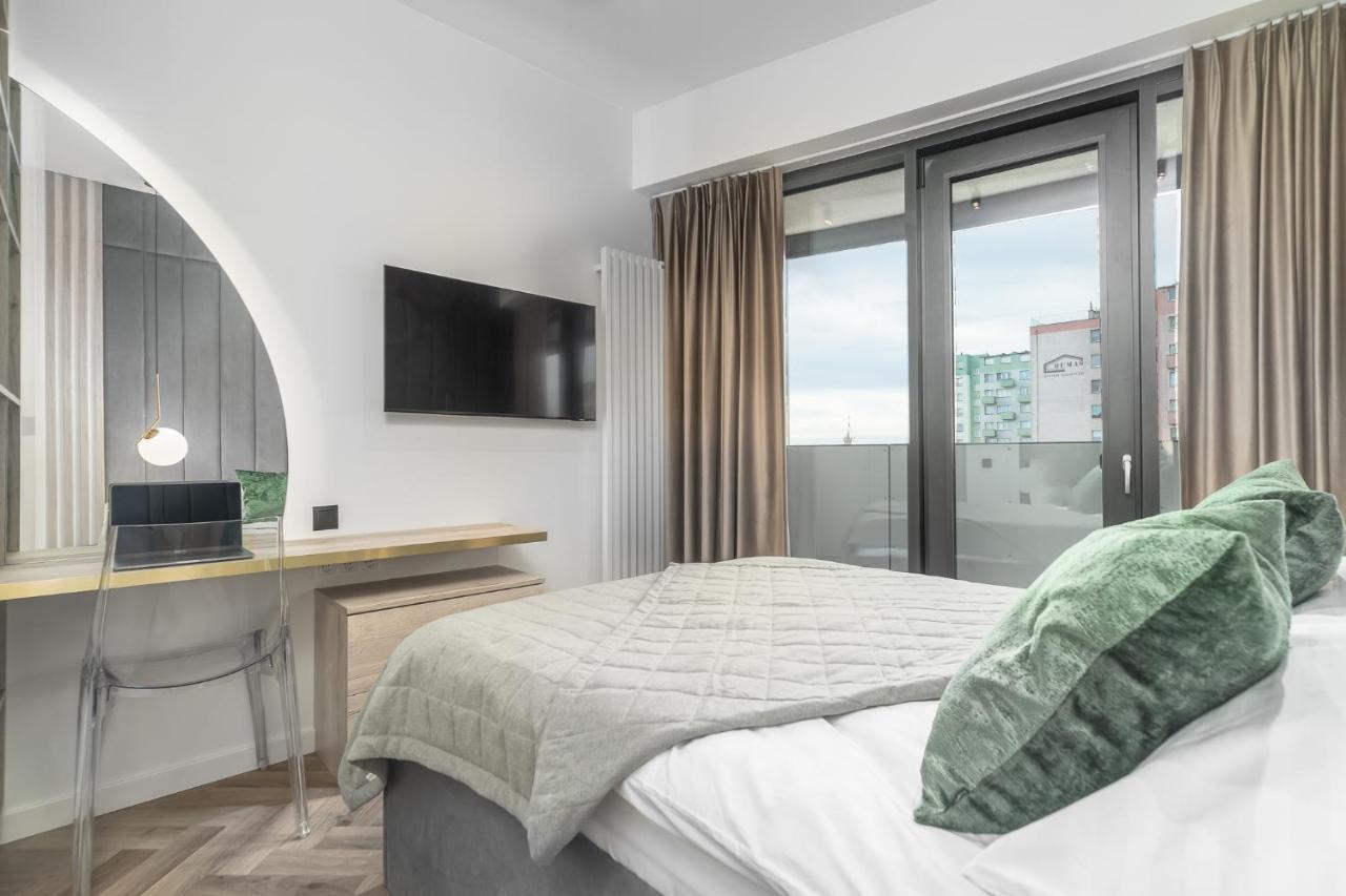 Comfy Apartments 4-5Th Floor Hanza Tower - Sauna & Pool Stettin Eksteriør billede